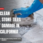 clean natural stone tile properly Poway