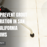 grout discoloration causes bathrooms San Diego