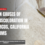 grout discoloration causes bathrooms San Marcos