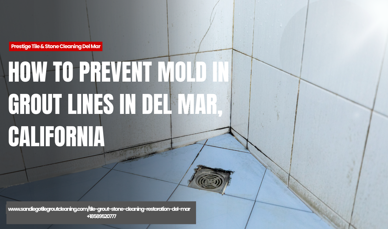 how mold forms in grout lines Del Mar