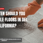 how often clean tile floors Del Mar