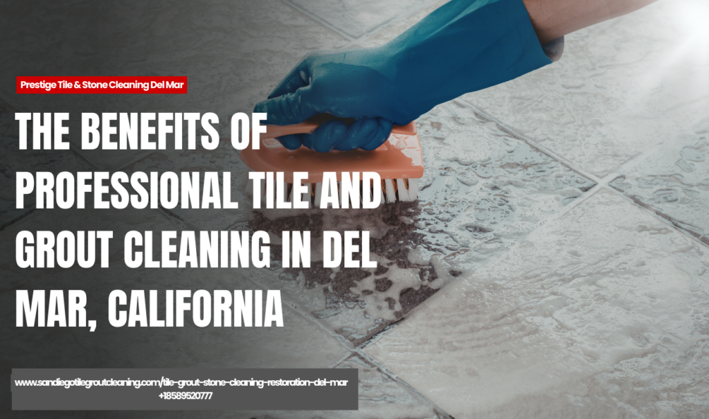 how professional tile cleaning works Del Mar