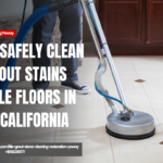 remove deep grout stains safely Poway
