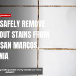 remove deep grout stains safely San Marcos
