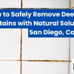 remove deep grout stains safely San Diego