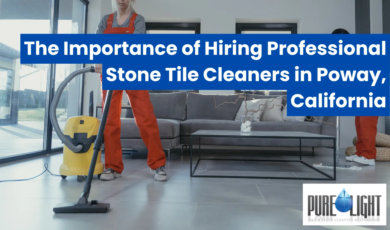 Professional stone tile cleaning