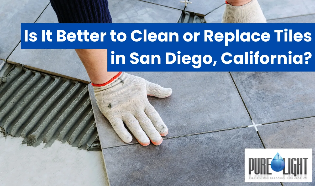 Comparing tile cleaning with tile replacement