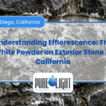 What Is The White Powder On Exterior Stone?