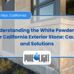 what is this white powder on my exterior stone