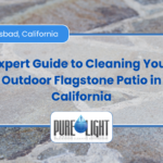 how to clean outdoor flagstone patio