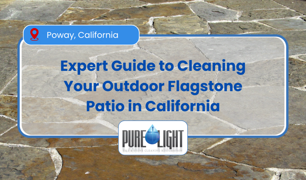 how to clean outdoor flagstone patio