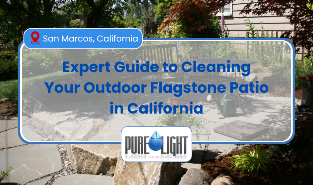 how to clean outdoor flagstone patio
