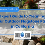 how to clean outdoor flagstone patio