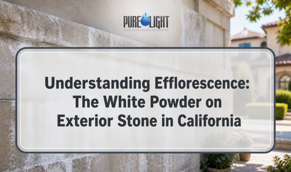 Understanding Efflorescence: The White Powder on Exterior Stone in California